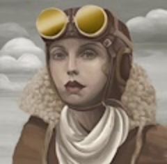 ART - Pioneer IV | (Emelia 40"W X 40"H)