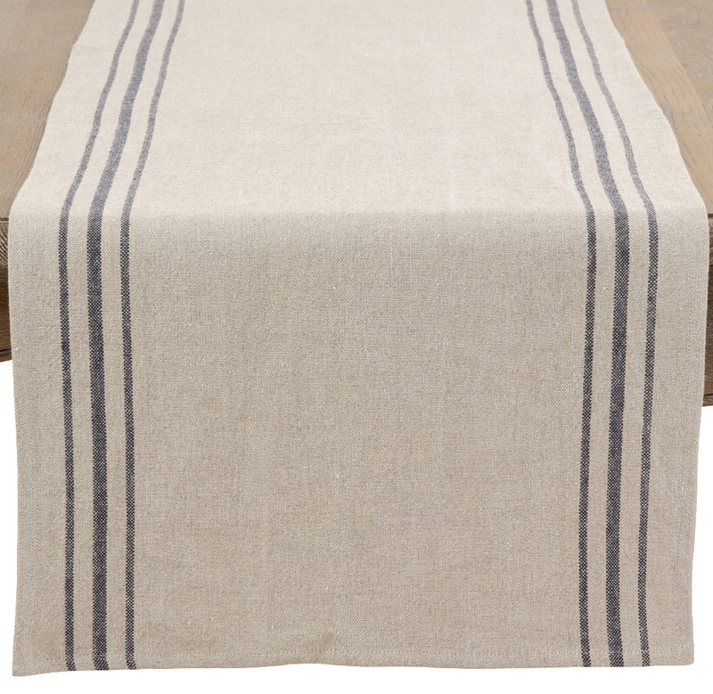 Striped Linen Table Runner – 16"x72" | Niche&Co.