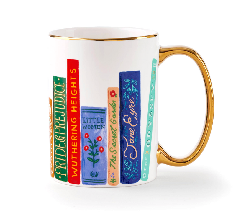 Rifle Paper Co | Book Club Porcelain Mug | Niche&Co.