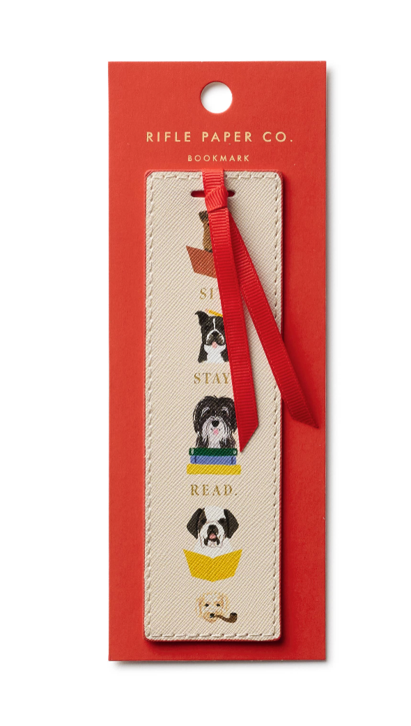 Rifle Paper Co | Studious Dogs Bookmark | Niche&Co.