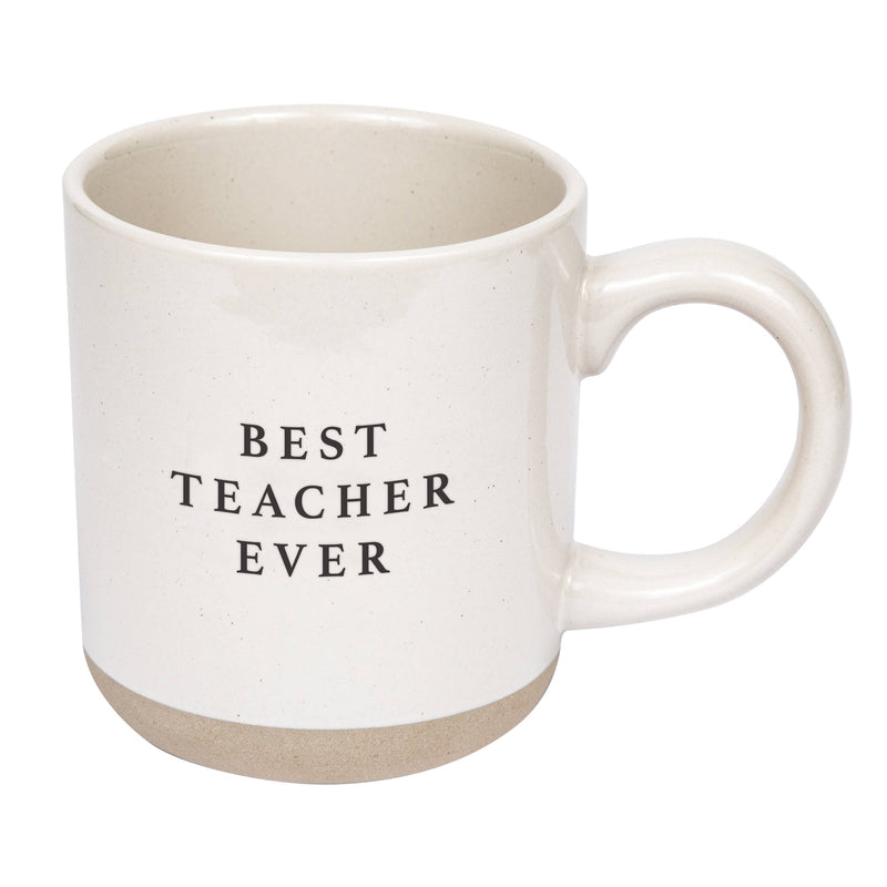 Best Teacher Ever 14 oz Stoneware Mug | Niche&Co.