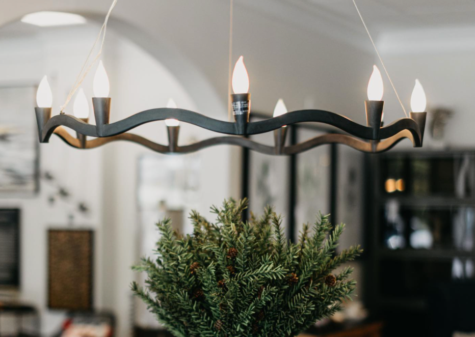 Serpentina Black Chandelier
