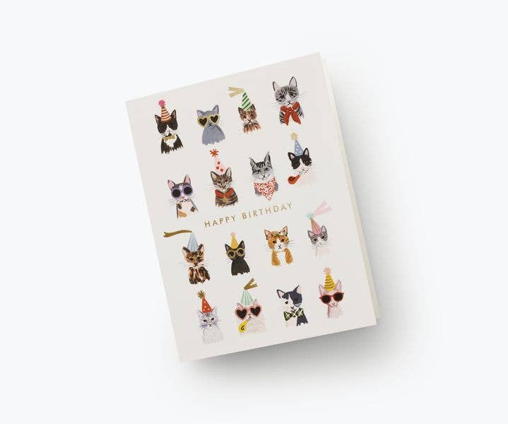 Rifle Paper Co. - Cool Cats Birthday Card | Niche&Co.