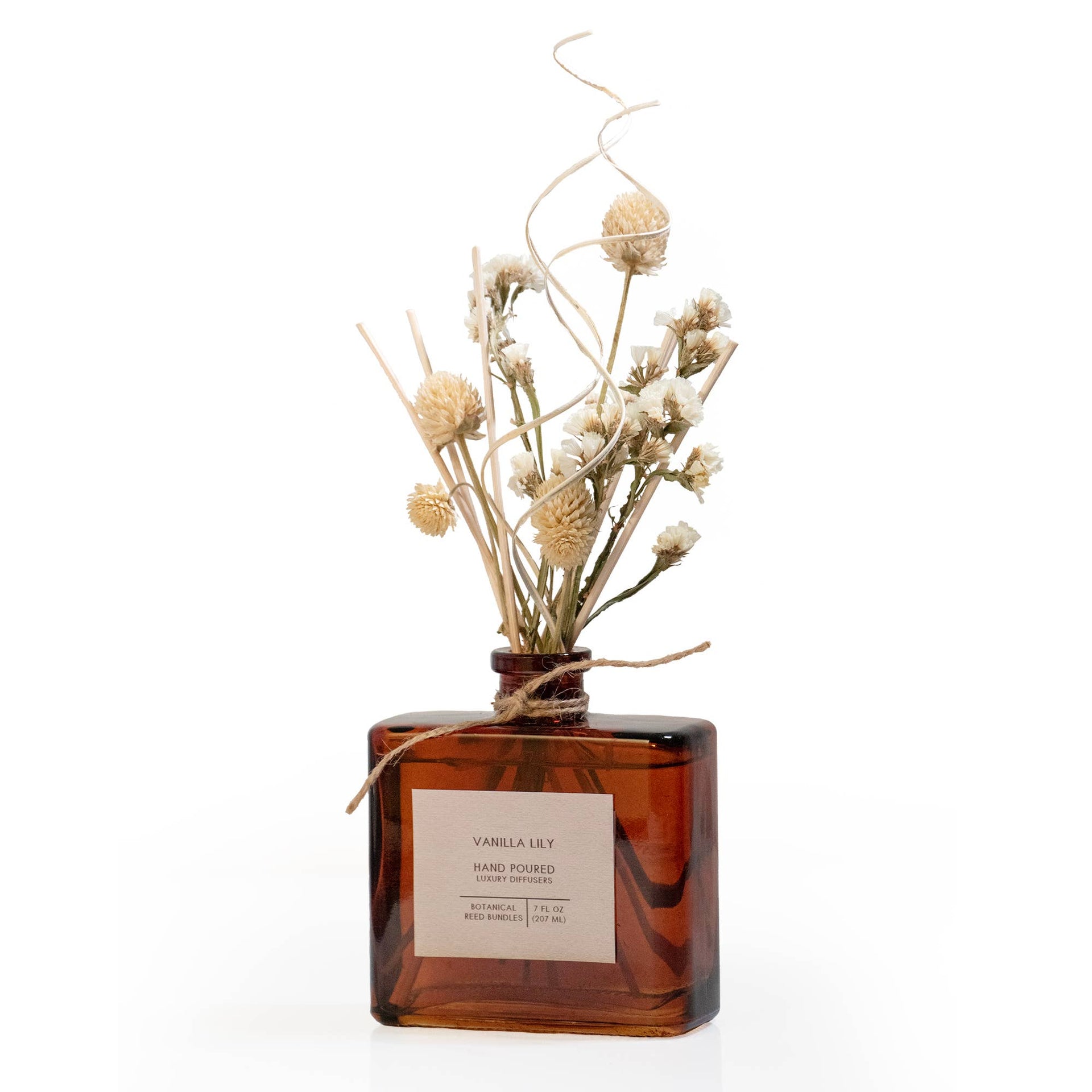 Andaluca Vanilla Lily Bouquet Reed Diffuser | 7 oz Botanical Reed Diffuser