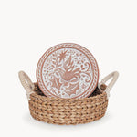 Handmade Bread Warmer & Wicker Basket - Bird Round | Niche&Co.