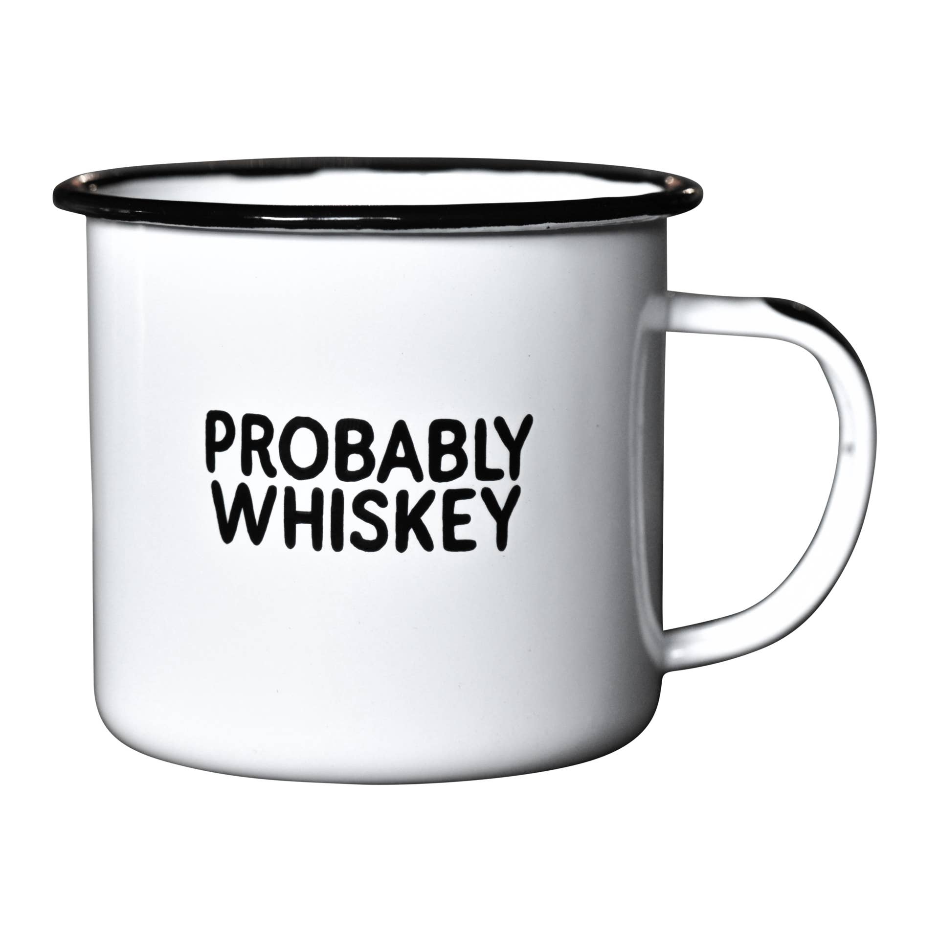 Swag Brewery Probably Whiskey Enamel Camp Mug | 16 oz