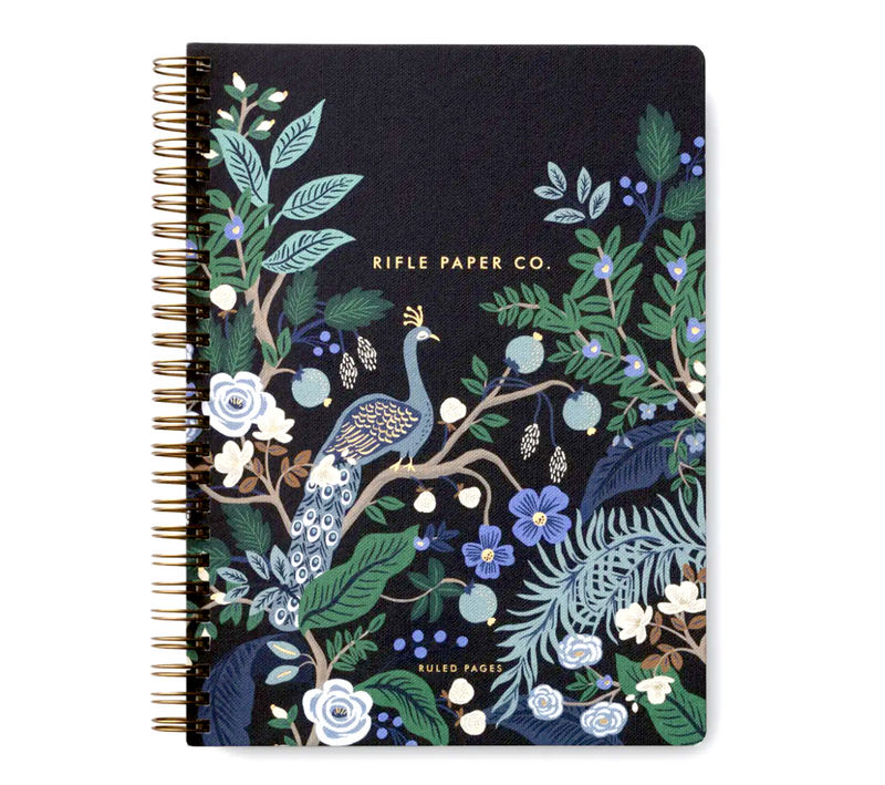 Peacock Spiral Notebook