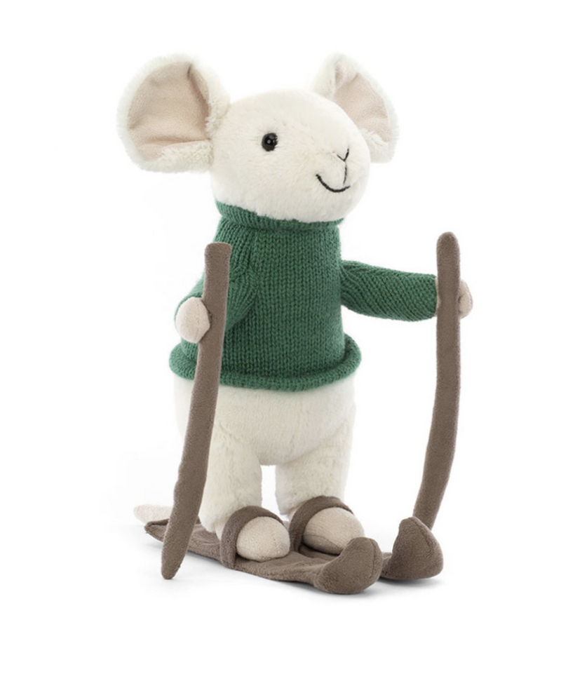 JELLYCAT Merry Mouse Skiing