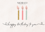 NICHE&CO E-Gift Card - Birthday