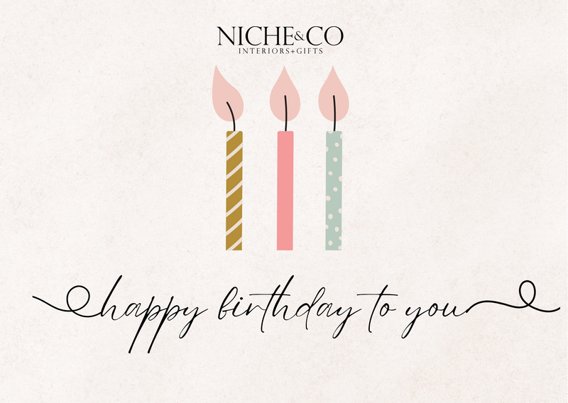 NICHE&CO E-Gift Card - Birthday