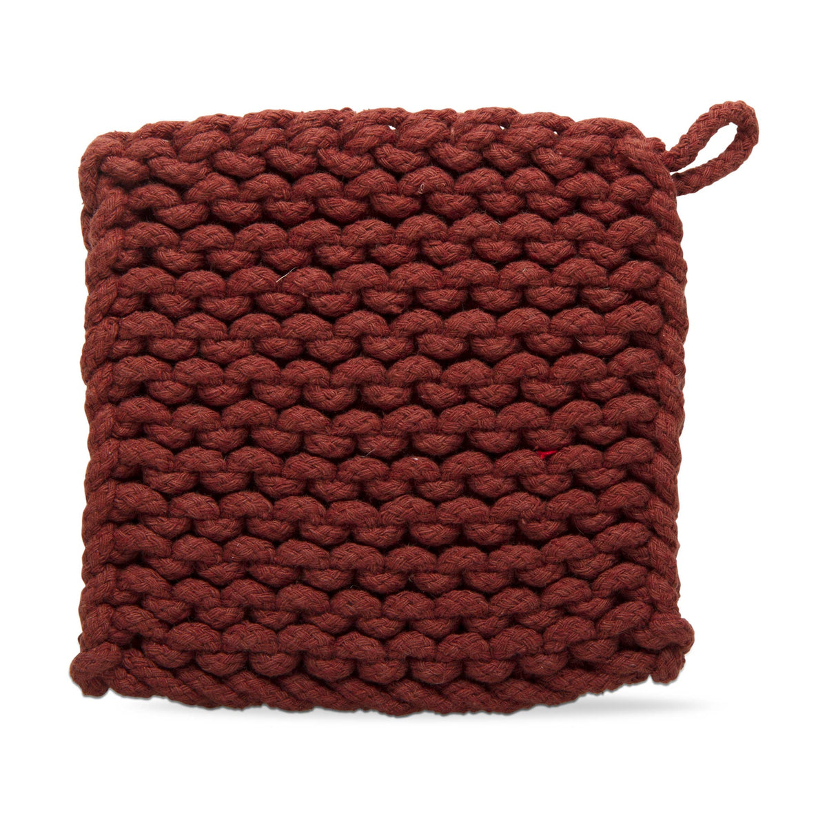Red Crochet Trivet