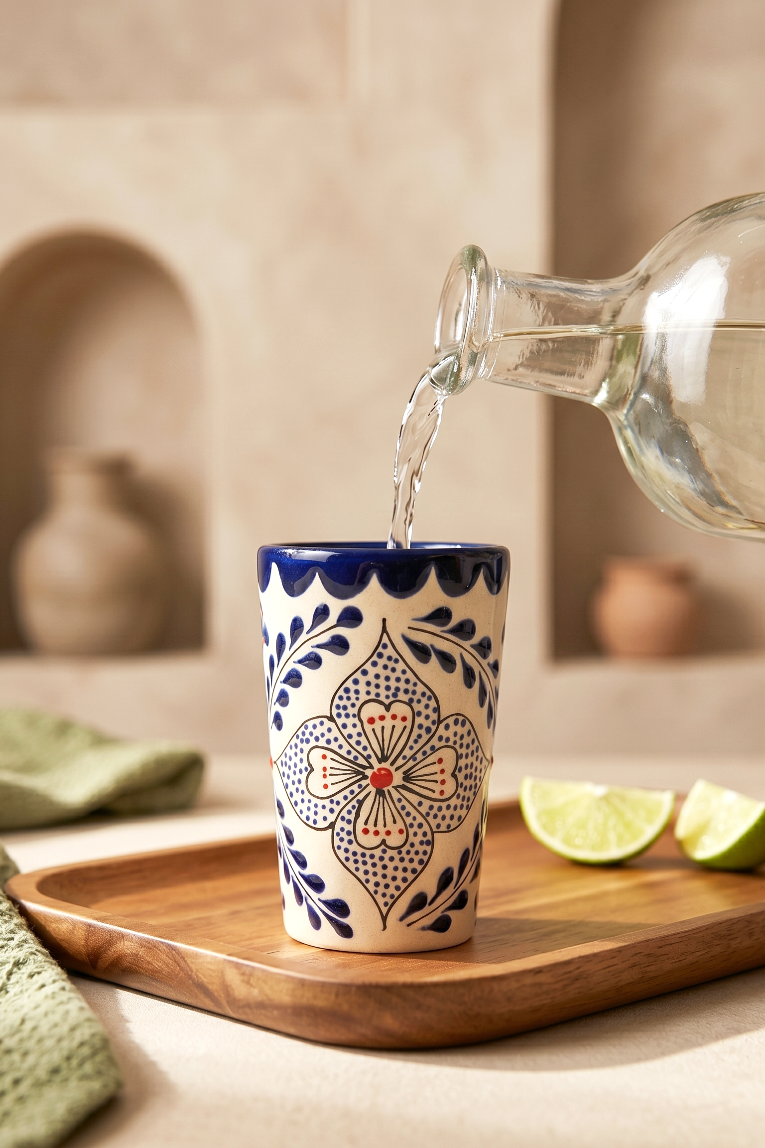 Talavera Ceramic Shot Glass Set