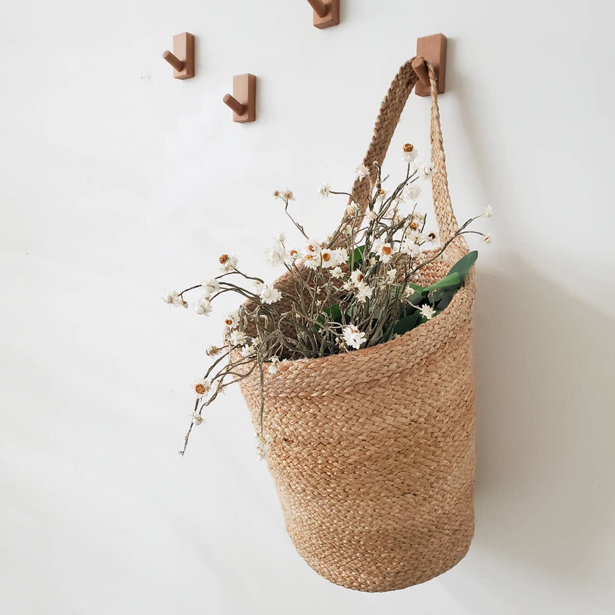 Handwoven Kata Wall Hanging Basket - Med