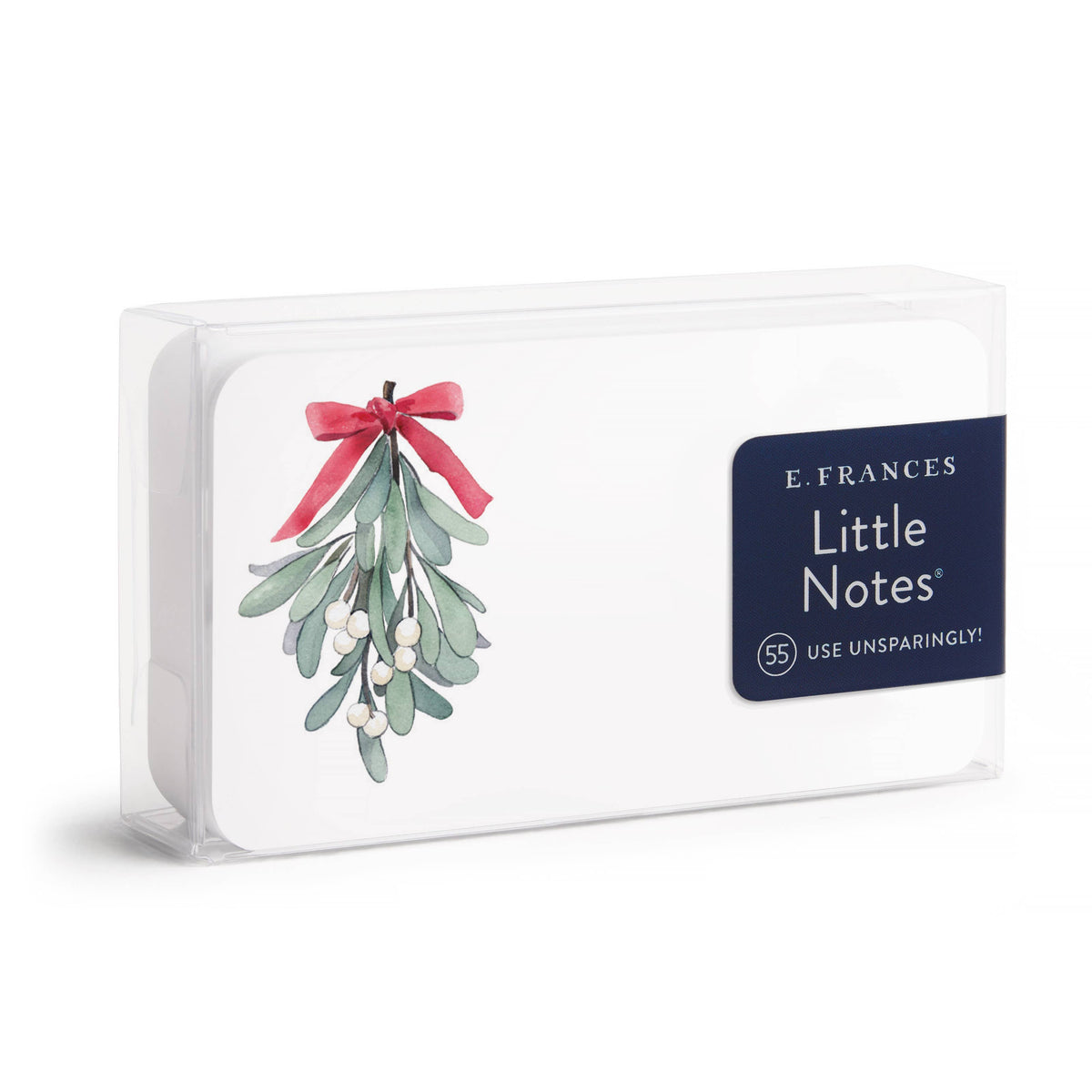 Mistletoe Christmas Little Notes® – Mini Notecard, Set of 55