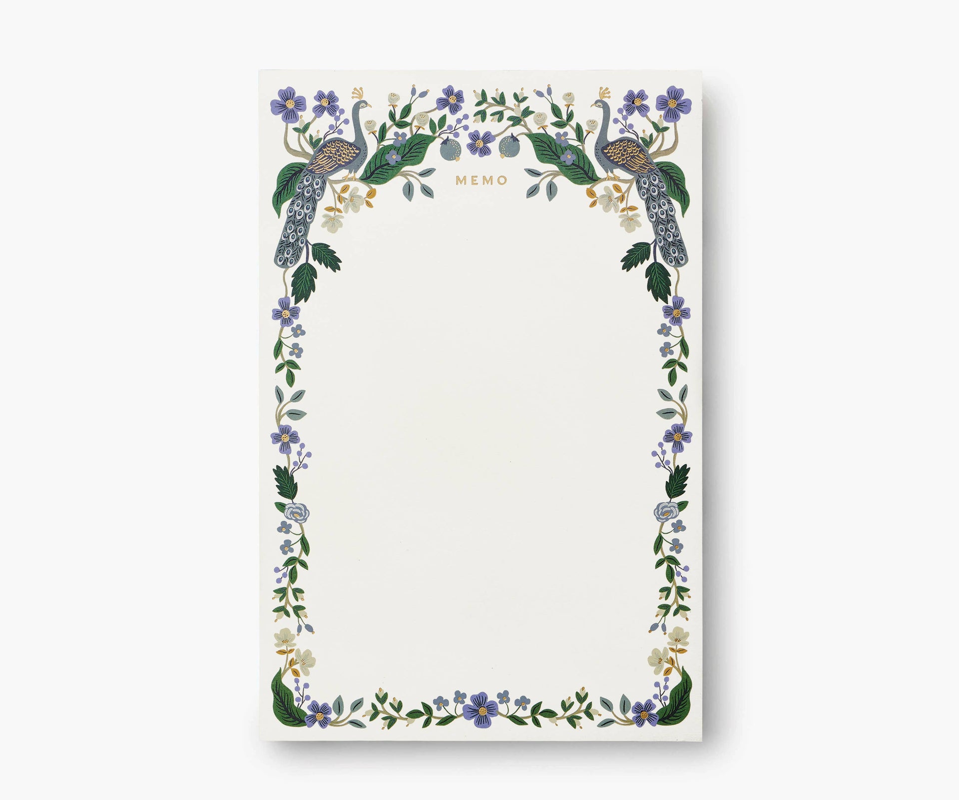 Rifle Paper Co. - Peacock Memo Notepad | Niche&Co.