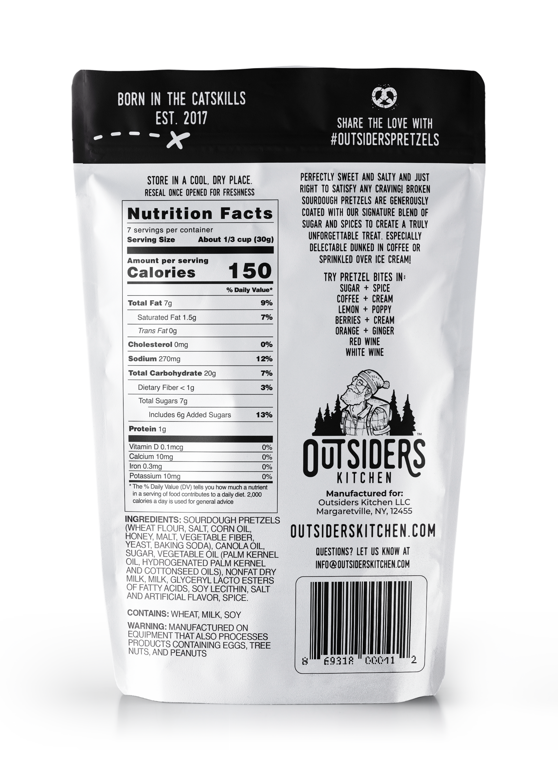 Outsiders Kitchen - Sugar + Spice Pretzel Bites