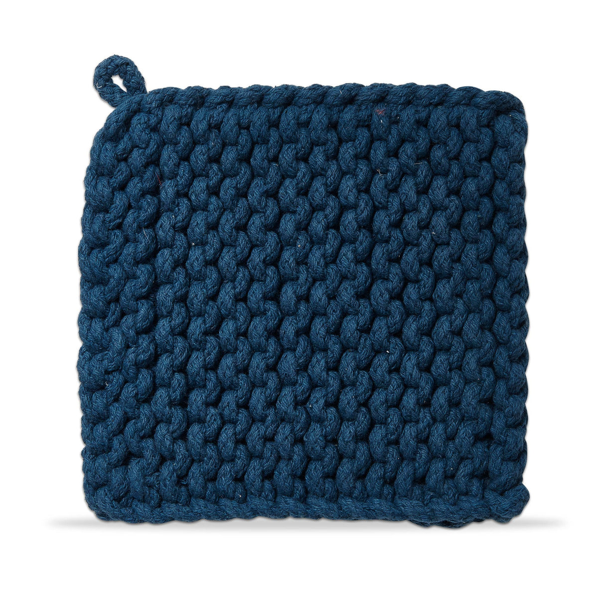 Blue Crochet Trivet Potholder