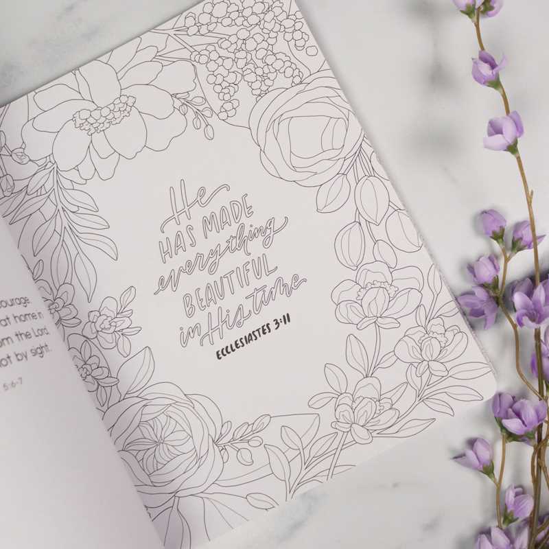 Scriptures and Florals Coloring Book | Niche&Co.
