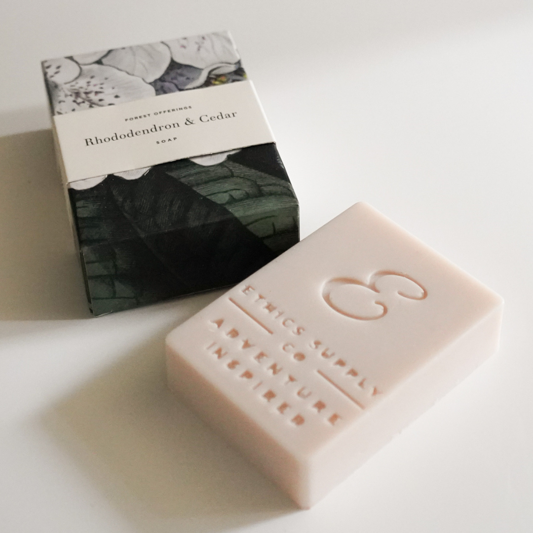 Rhododendron & Cedar Handcrafted Soap | Rose+Reed