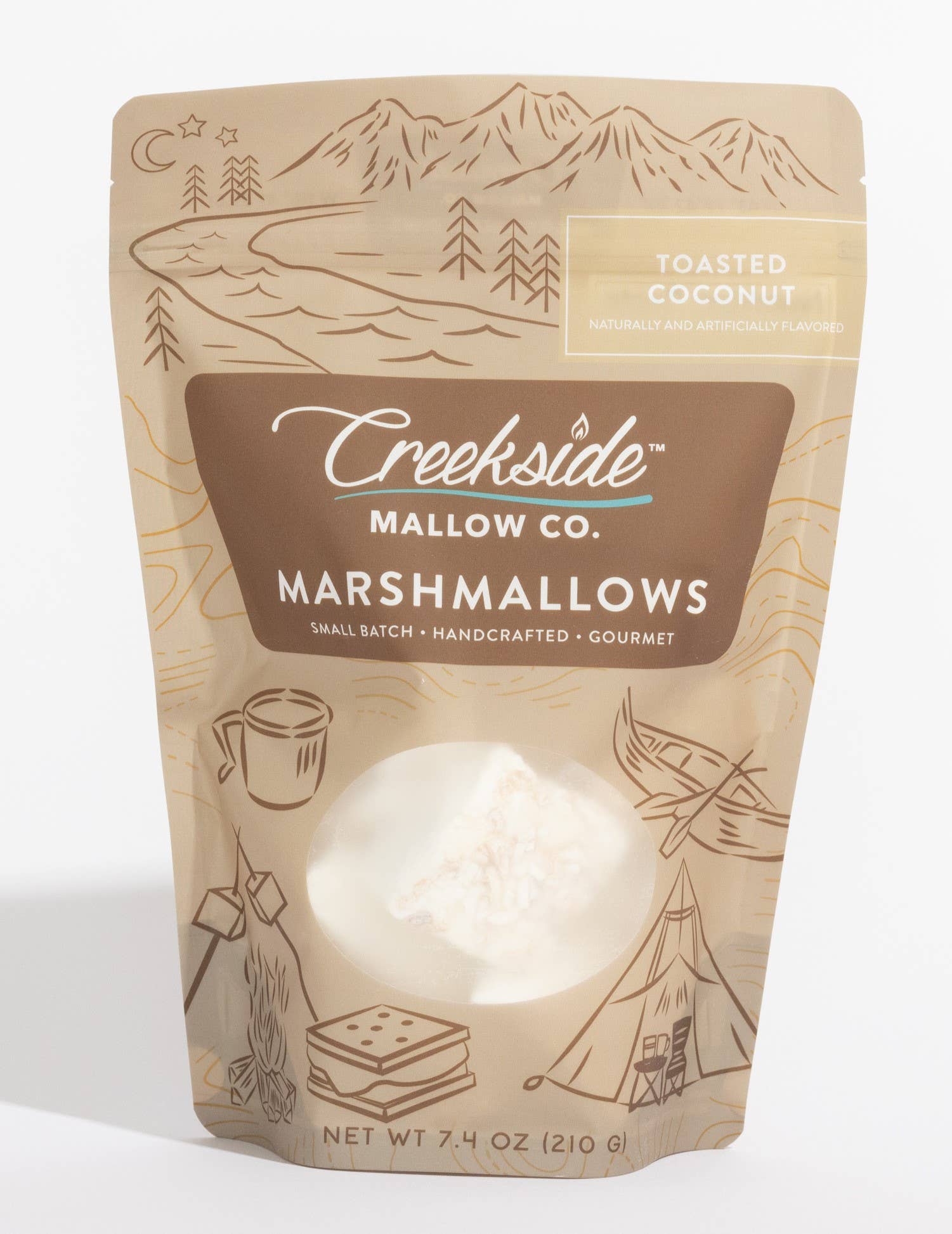 Creekside Mallow Co. Toasted Coconut Gourmet Marshmallow