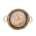 Handmade Bread Warmer & Wicker Basket - Bird Round | Niche&Co.