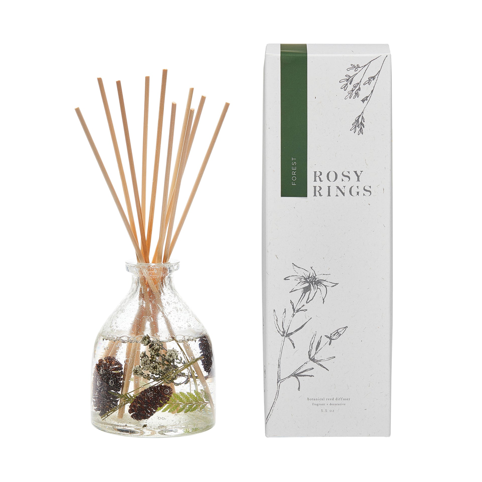 Rosy Rings Forest Botanical Reed Diffuser 6oz