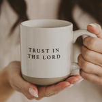 Trust In The Lord Stoneware Coffee Mug | Niche&Co.