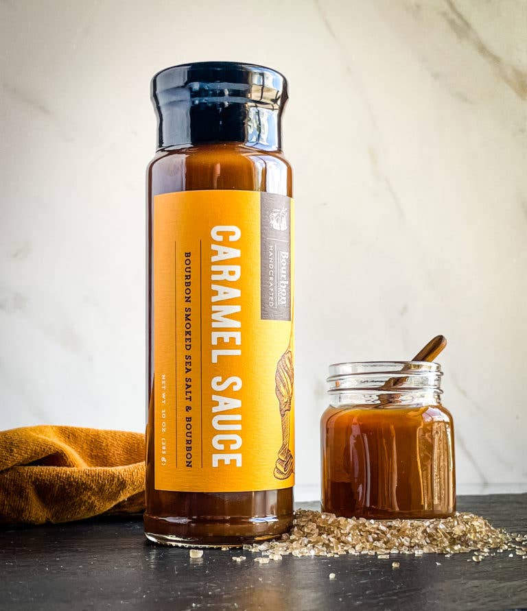 Caramel Sauce with Bourbon Smoked Sea Salt & Bourbon | Niche&Co.