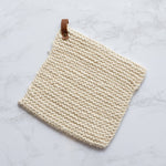 Knitted Pot Holder – Natural Cotton | Niche&Co.