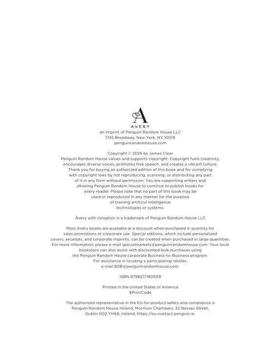 The Atomic Habits Workbook