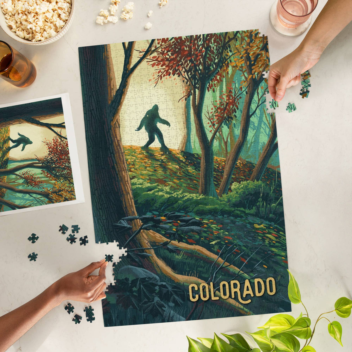 Colorado Bigfoot Forest 1000 Piece Puzzle