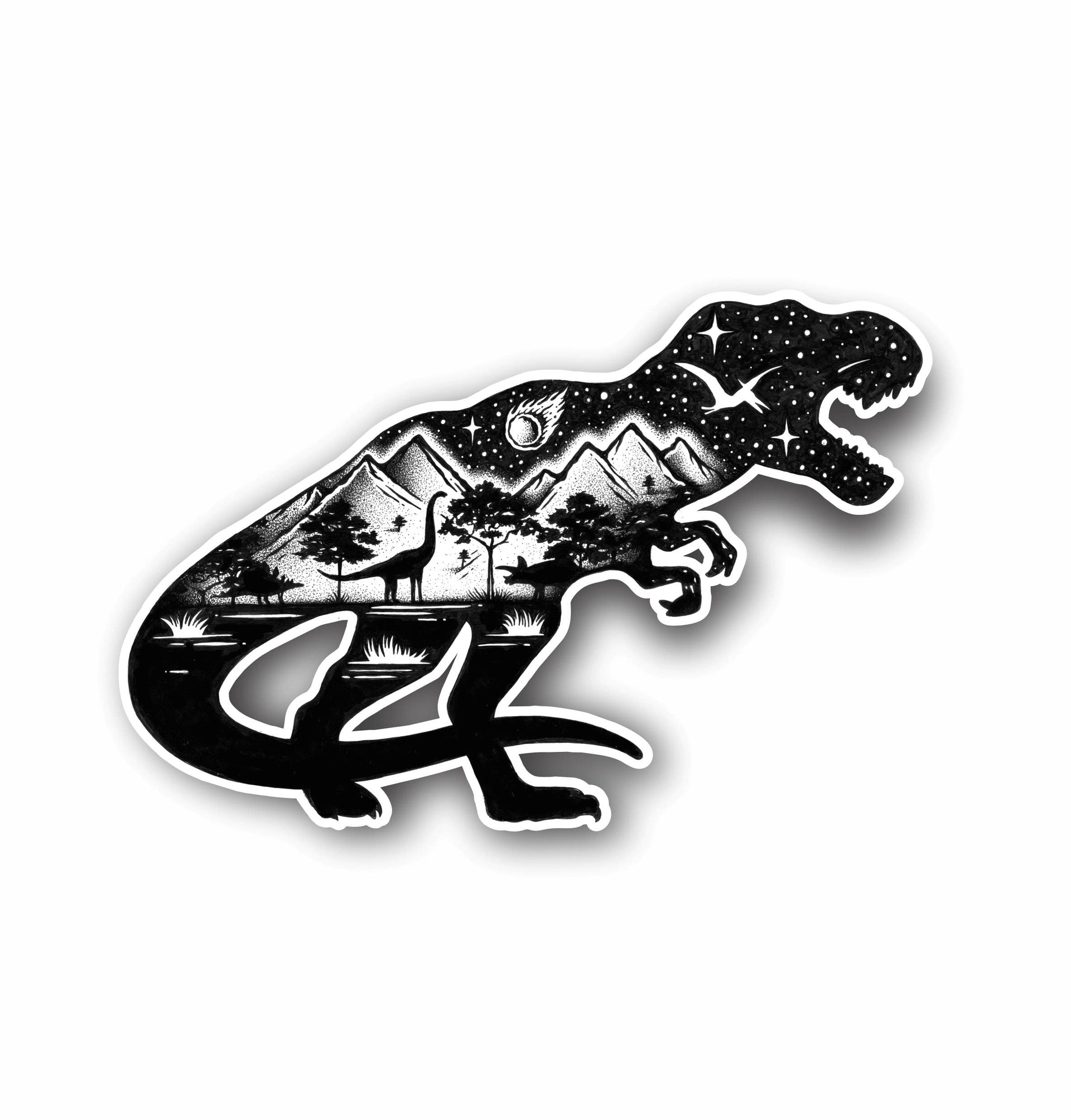 T Rex Waterproof Sticker