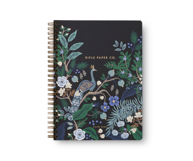 Rifle Paper Co. - Peacock Spiral Notebook | Niche&Co.