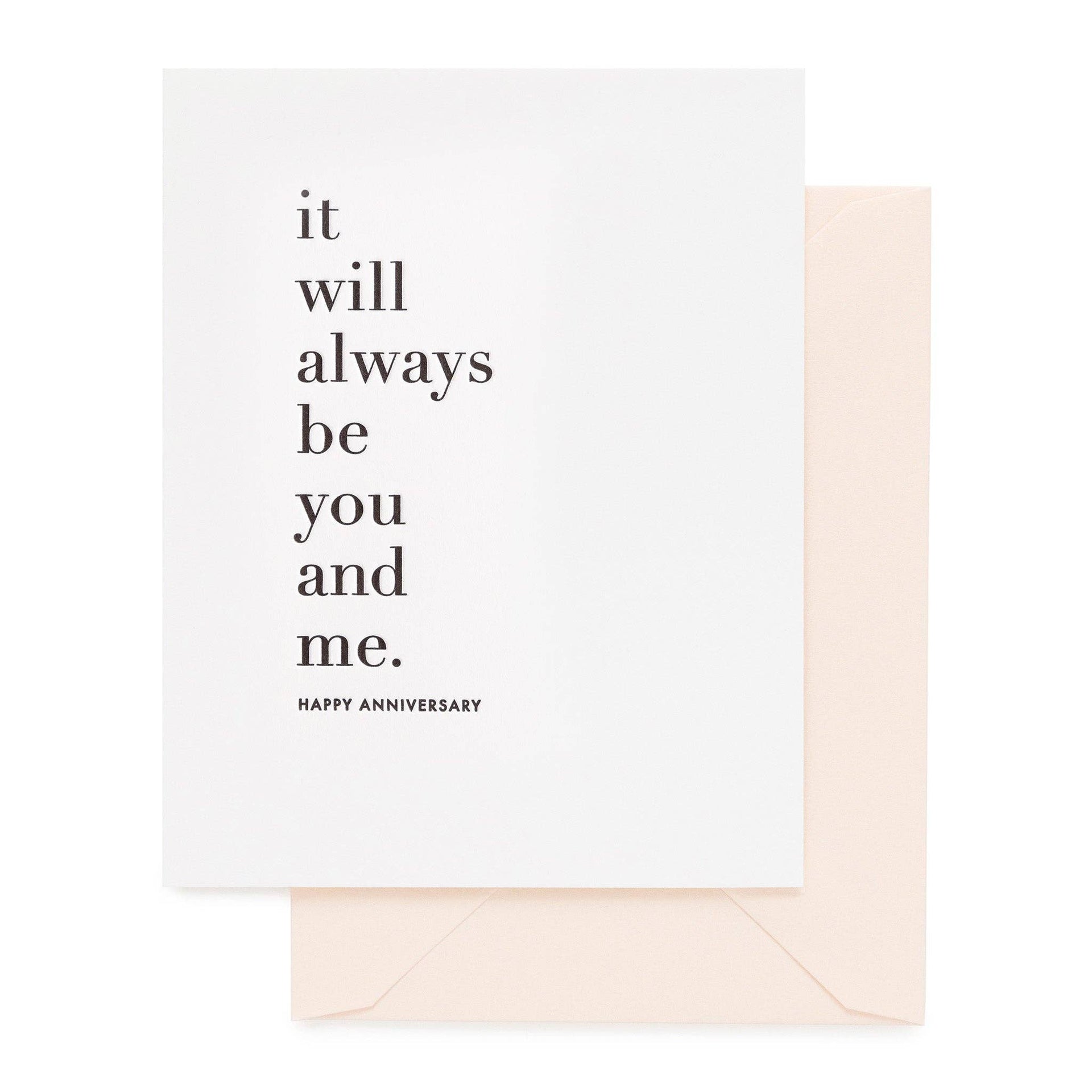 Always You and Me Greeting Card