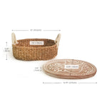 Handmade Bread Warmer & Wicker Basket - Bird Oval | Niche&Co.