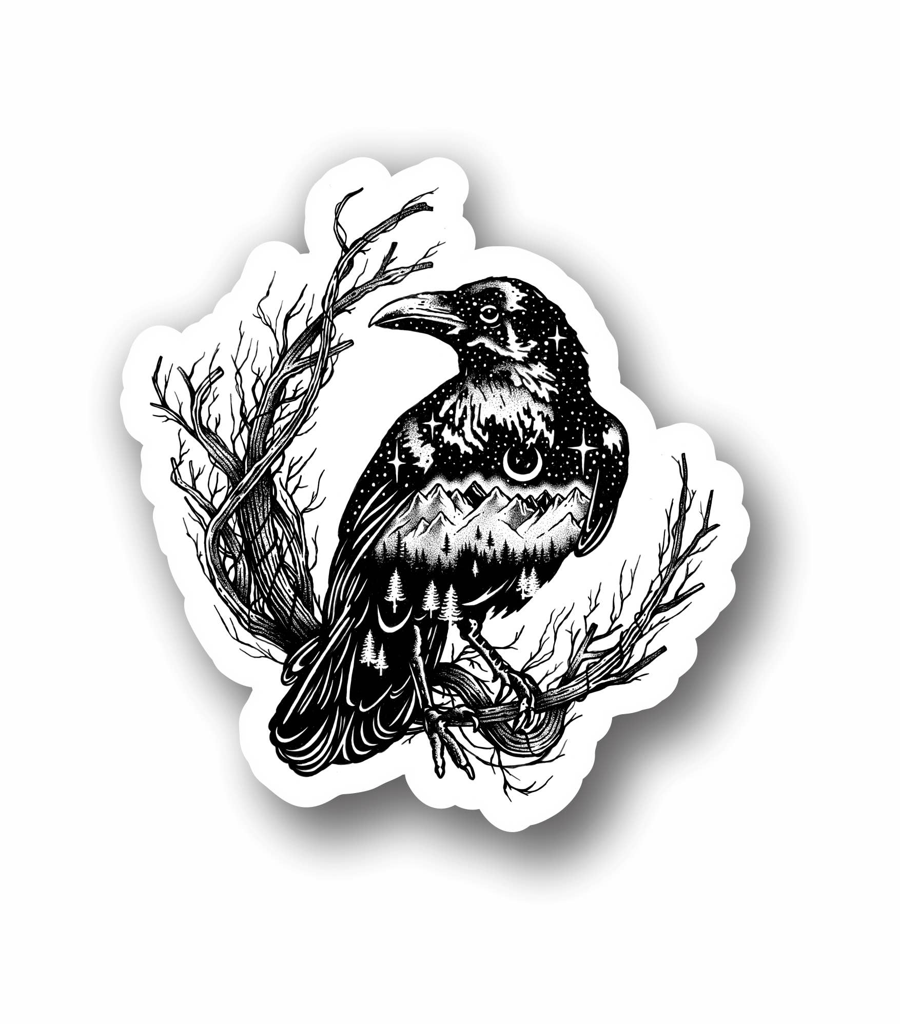 The Raven Waterproof Sticker