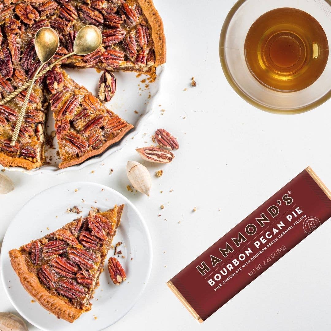 Hammond's Bourbon Pecan Pie Milk Chocolate Bar | 2.25 oz