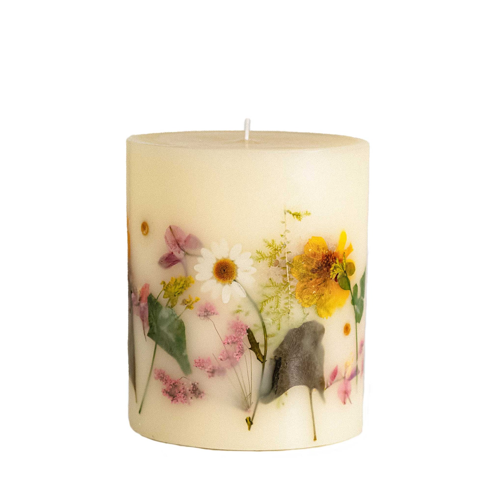 Lemon Blossom Small Round Botanical Candle | Collective Online