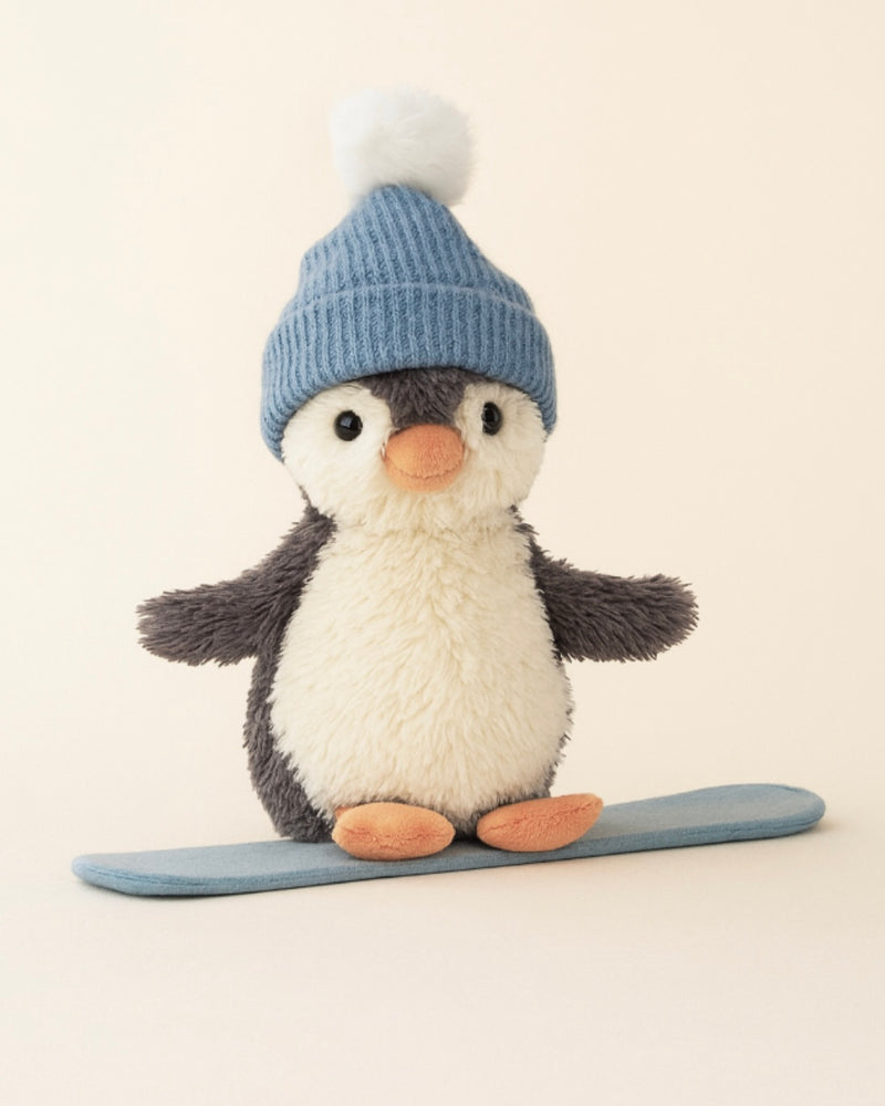 JELLYCAT Peanut Penguin Snowboarding
