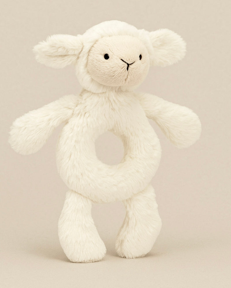 JELLYCAT Bashful Lamb Ring Rattle