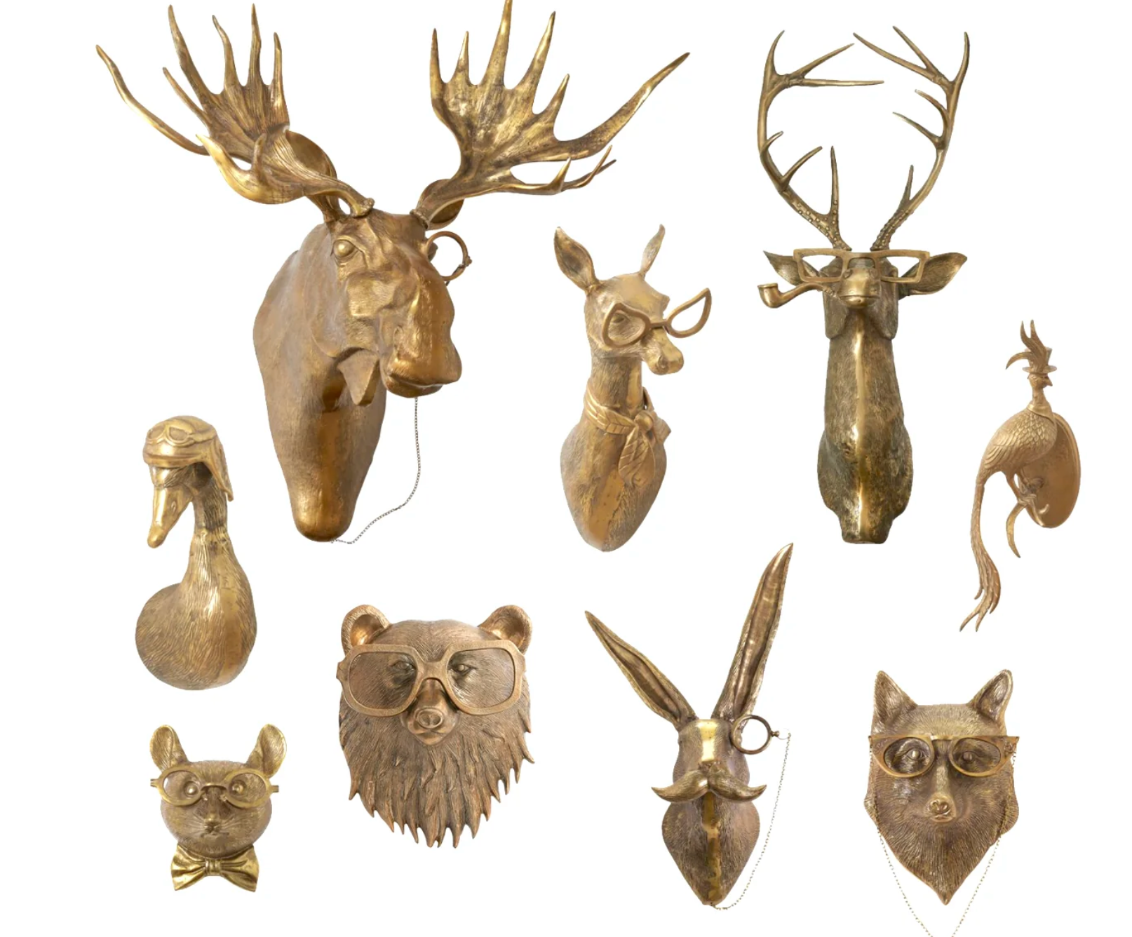 Eric + Eloise Collection - Louie The Mouse Bronzed Hanging Wall Mount