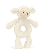 JELLYCAT Bashful Lamb Ring Rattle