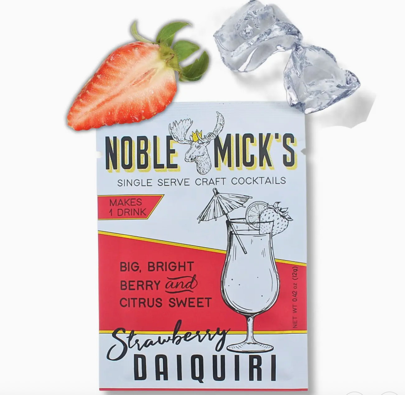 NOBLE MICK'S - Strawberry Daiquiri Single Serve Craft Cocktail
