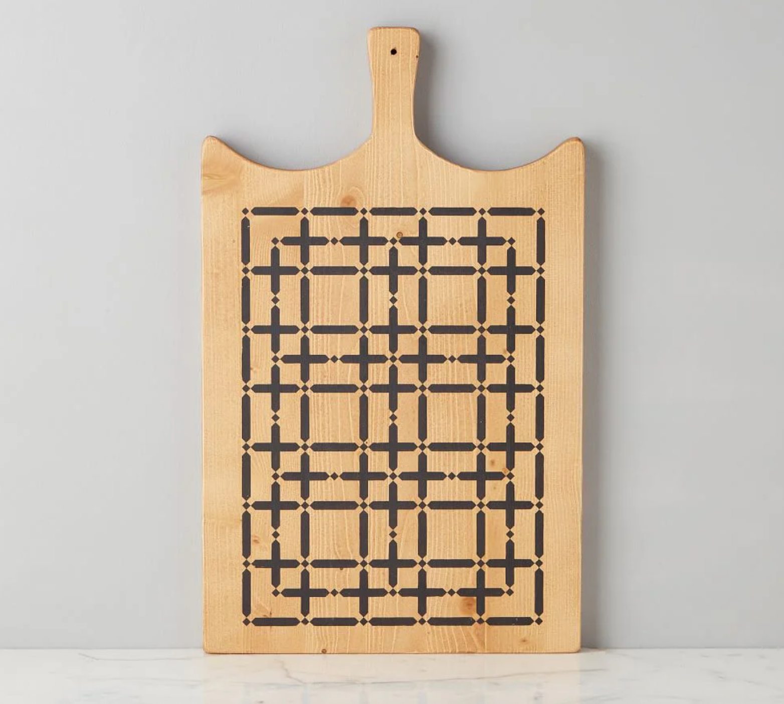 Plaid Handcrafted Reclaimed Wood Serving Board