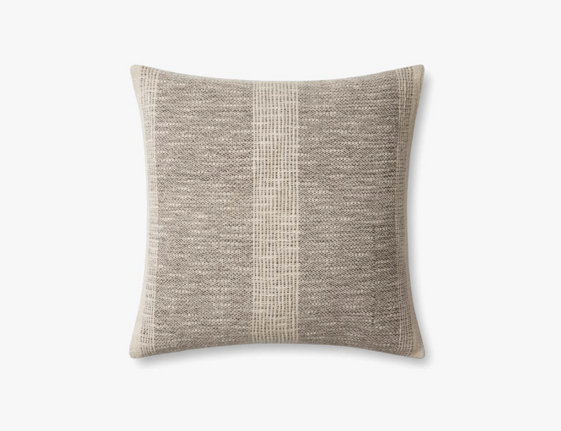 Angela Rose Pillow Grey / Ivory