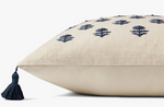 Magnolia Home Addison - Beige and Navy w/ down fill
