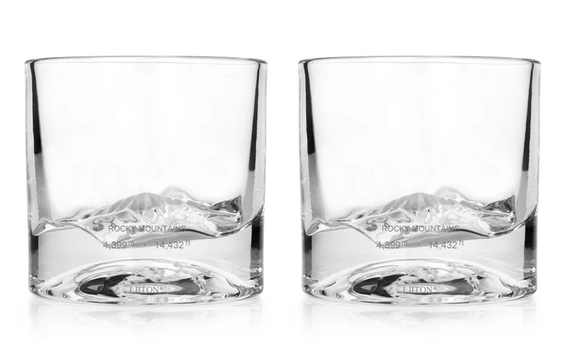 Whiskey Glass Set of 2 - Rockies