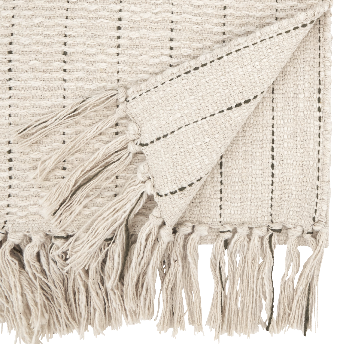 Striped Fringe Tassel Table Runner – 16"x72" | Niche&Co.