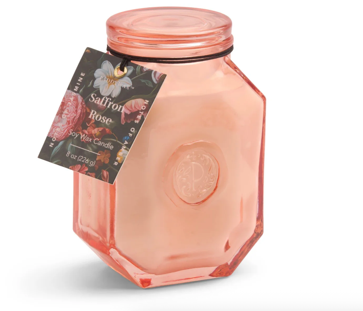 8 OZ Botanica Saffron Rose Candle | Niche&Co.