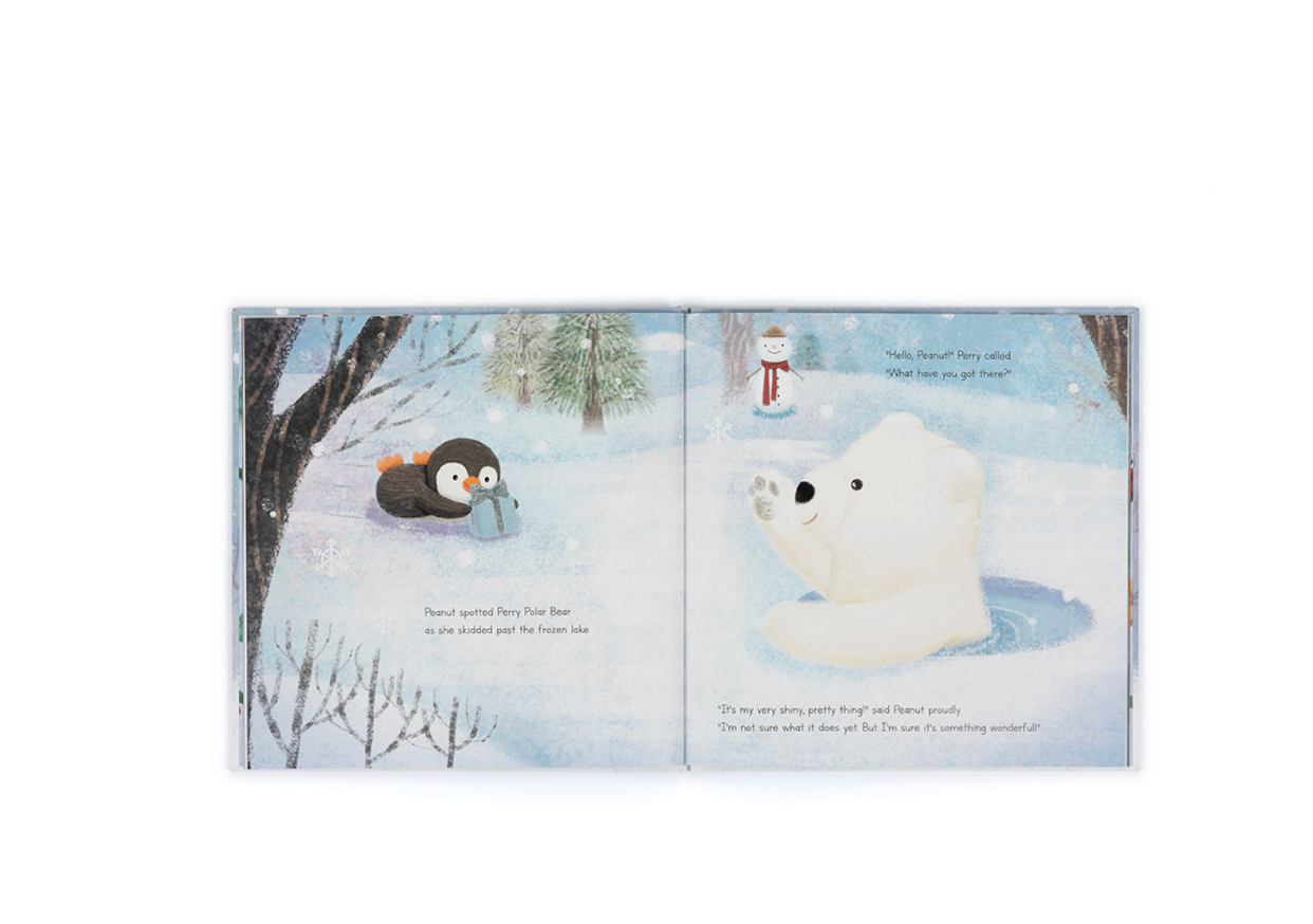 JELLYCAT Peanut Penguin’s Perfect Present Book | Niche&Co.